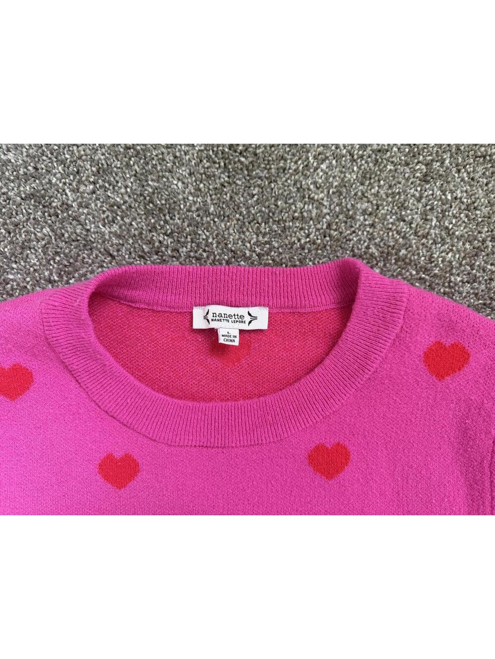 Nanette women’s heart sweater - Picture 3 of 3